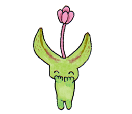 The strange and cute stamp of succulent sticker #3656506