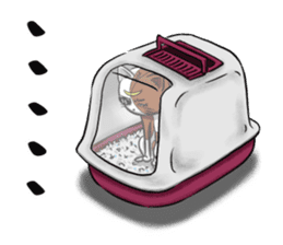 3rd Japanese cat living in Sendai sticker #3656709