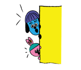 Blue and Pink Brothers sticker #3657115