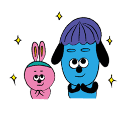 Blue and Pink Brothers sticker #3657120