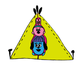 Blue and Pink Brothers sticker #3657122