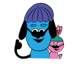 Blue and Pink Brothers sticker #3657123