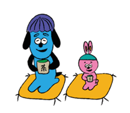 Blue and Pink Brothers sticker #3657134