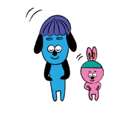 Blue and Pink Brothers sticker #3657135