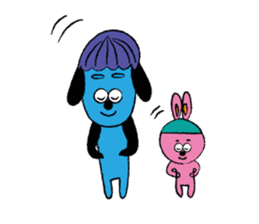 Blue and Pink Brothers sticker #3657135
