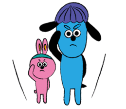 Blue and Pink Brothers sticker #3657138