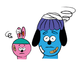 Blue and Pink Brothers sticker #3657141