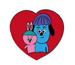 Blue and Pink Brothers sticker #3657144
