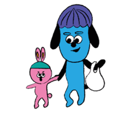 Blue and Pink Brothers sticker #3657146