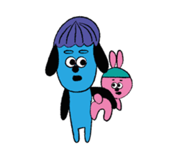 Blue and Pink Brothers sticker #3657149