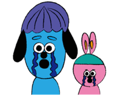 Blue and Pink Brothers sticker #3657150