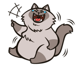 Pao Pao Piggy Cat sticker #3657165