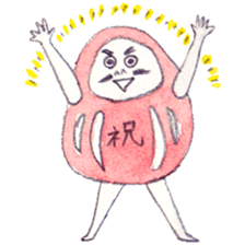 Daruma-san dose... sticker #3657786