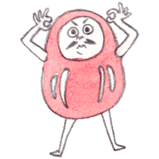 Daruma-san dose... sticker #3657787