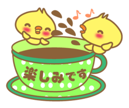Teacup rabbit "Usagi chan" talk ver1 sticker #3657879