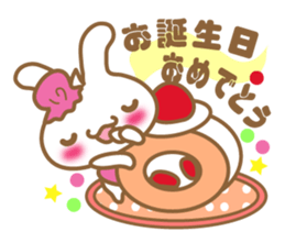Teacup rabbit "Usagi chan" talk ver1 sticker #3657884