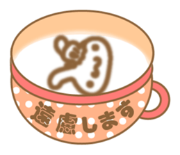 Teacup rabbit "Usagi chan" talk ver1 sticker #3657890