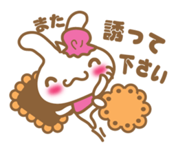 Teacup rabbit "Usagi chan" talk ver1 sticker #3657900