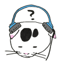 The shape of a house cat sticker #3658077