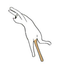 The shape of a house cat sticker #3658104