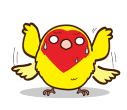 Misslovebird-Cute Lovebird sticker #3658243