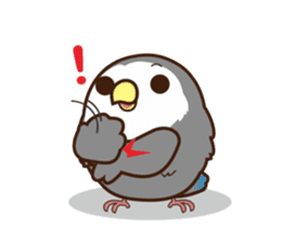Misslovebird-Cute Lovebird sticker #3658250