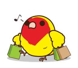 Misslovebird-Cute Lovebird sticker #3658268