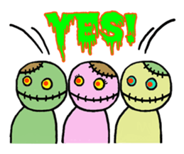 The Chubby Zombie sticker #3658791