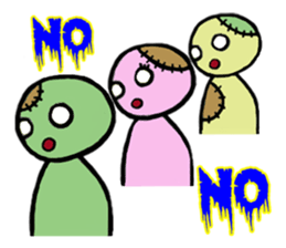 The Chubby Zombie sticker #3658792