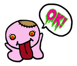 The Chubby Zombie sticker #3658794