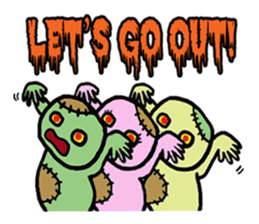 The Chubby Zombie sticker #3658796