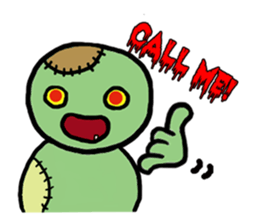 The Chubby Zombie sticker #3658797