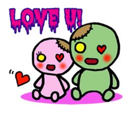 The Chubby Zombie sticker #3658803