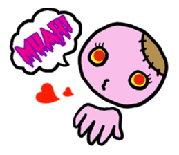 The Chubby Zombie sticker #3658804