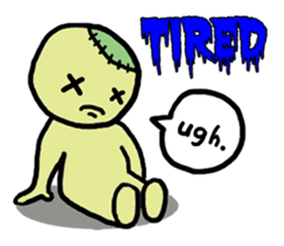 The Chubby Zombie sticker #3658806