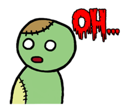 The Chubby Zombie sticker #3658808