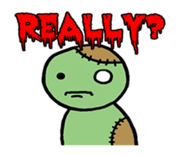 The Chubby Zombie sticker #3658809