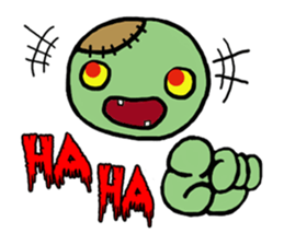 The Chubby Zombie sticker #3658811