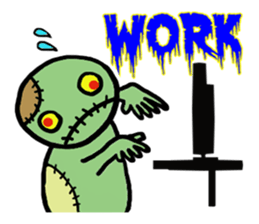 The Chubby Zombie sticker #3658814