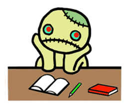 The Chubby Zombie sticker #3658815
