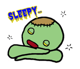The Chubby Zombie sticker #3658816