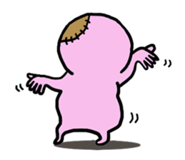 The Chubby Zombie sticker #3658818