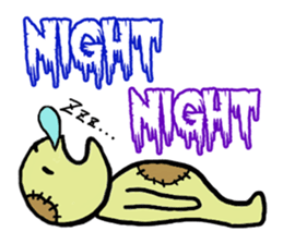 The Chubby Zombie sticker #3658821