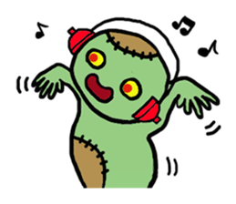 The Chubby Zombie sticker #3658825
