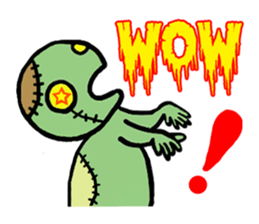 The Chubby Zombie sticker #3658826