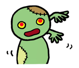 The Chubby Zombie sticker #3658830