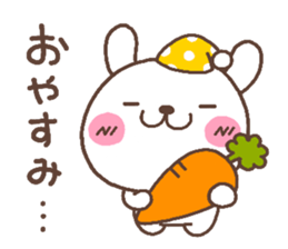 rabbit heart 5 sticker #3659432