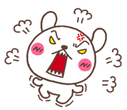 rabbit heart 5 sticker #3659467