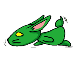 Month warrior rabbit Raby sticker #3659796