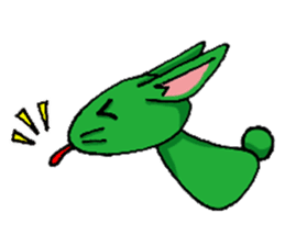 Month warrior rabbit Raby sticker #3659799